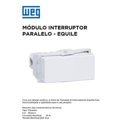 MODULO INT PARALELO BRANCO EQUILE - 09780 - Comercial Leal