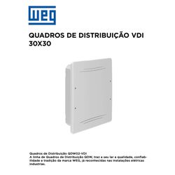 QUADRO DISTRIBUIÇÃO VDI 30X30 EMB WEG - 09966 - Comercial Leal