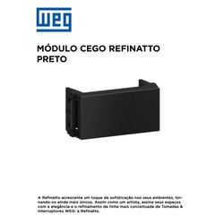 MODULO CEGO PRETO (2PÇ) REFINATTO - 11107 - Comercial Leal