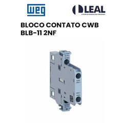 BLOCO CONTATO CWB BLB-11 2NF WEG - 13492 - Comercial Leal