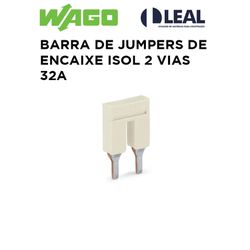BARRA DE JUMPERS DE ENCAIXE ISOL 2 VIAS 32A WAGO -... - Comercial Leal