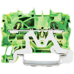 BORNE DE TERRA P/ TRILHO DIN 2 CONDUTORES 6MM WAGO... - Comercial Leal
