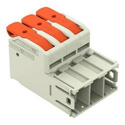 CONECTOR 832 MACHO 3P 25MM WAGO - 12537 - Comercial Leal