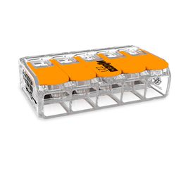 CONECTOR DE EMENDA 221 5P P/ CABO ATÉ 6MM 41A WAGO... - Comercial Leal