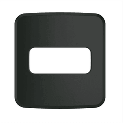PLACA EMBUTIR MOVEIS E PEDRAS 60MM PRETO COMPOSÉ -... - Comercial Leal