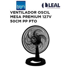 VENTILADOR OSCILANTE MESA PREMIUM 127V 50CM PP PTO... - Comercial Leal