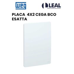 PLACA 4X2 CEGA BCO ESATTA - 13104 - Comercial Leal