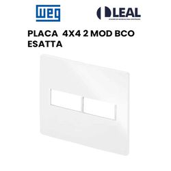 PLACA 4X4 2 MOD BCO ESATTA - 13105 - Comercial Leal