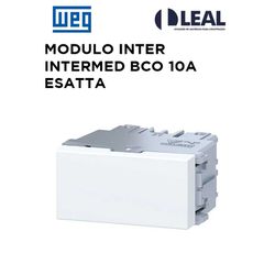 MODULO INTERRUPTOR INTERMEDIARIO BRANCO 10A ESATTA... - Comercial Leal