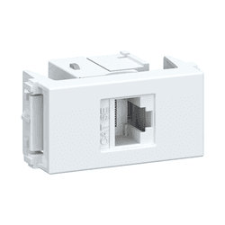 MODULO TELEFONE RJ45 CAT5E BRANCO ESATTA - 13118 - Comercial Leal