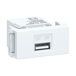 MODULO CARREGADOR USB KEYSTONE BRANCO ESATTA - 131... - Comercial Leal