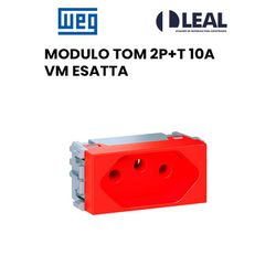MODULO TOMADA 2P+T 10A VM ESATTA - 13127 - Comercial Leal