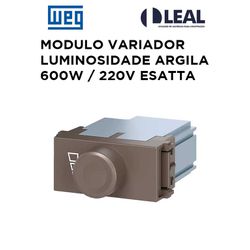MODULO VARIADOR LUMINOSIDADE ARGILA 600W / 220V ES... - Comercial Leal