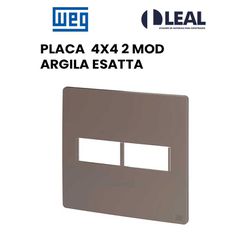 PLACA 4X4 2 MOD ARGILA ESATTA - 13164 - Comercial Leal