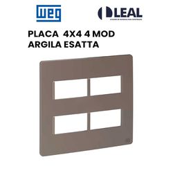 PLACA 4X4 4 MOD ARGILA ESATTA - 13165 - Comercial Leal
