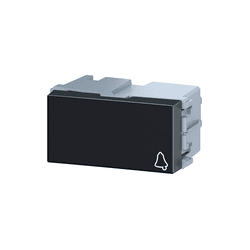 MODULO PULSADOR CAMPAINHA PRETO GRAFITE 10A ESATTA... - Comercial Leal