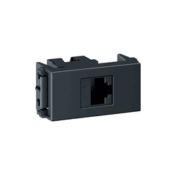 MODULO TELEFONE RJ45 CAT6 PRETO GRAFITE ESATTA - 1... - Comercial Leal