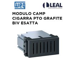 MODULO CAMPAINHA CIGARRA PRETO GRAFITE BIVOLT ESAT... - Comercial Leal