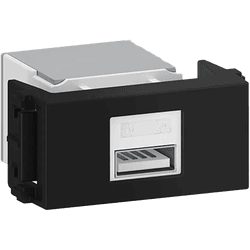 MODULO CARREGADOR USB KEYSTONE PRETO GRAFITE ESATT... - Comercial Leal
