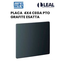 PLACA 4X4 CEGA PTO GRAFITE ESATTA - 13183 - Comercial Leal