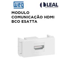 MODULO COMUNICAÇÃO HDMI BRANCO ESATTA - 13187 - Comercial Leal