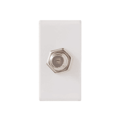 MODULO TOMADA COAXIAL TV SAT - LINHA LIZ - 04125 - Comercial Leal