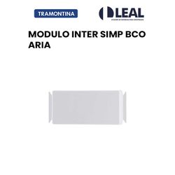 MÓDULO INTERRUPTOR SIMPLES 6A 250V BRANCO ARIA - 1... - Comercial Leal