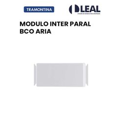 MÓDULO INTERRUPTOR PARALELO 6A 250V BRANCO ARIA - ... - Comercial Leal