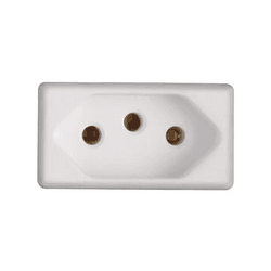 MODULO TOMADA 2P+T 10A 250V - LINHA LIZ - 04122 - Comercial Leal