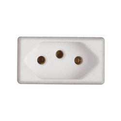 MODULO TOMADA 2P+T 20A 250V- LINHA LIZ - 04123 - Comercial Leal