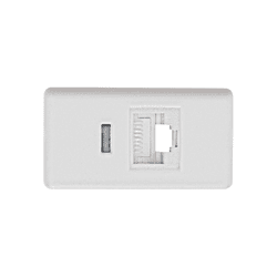 MODULO TOMADA TELEFONE RJ11 - LINHA LIZ - 04126 - Comercial Leal