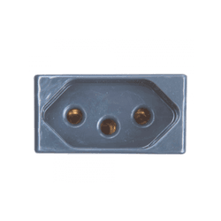 MÓDULO TOMADA 2P+T 20A 250V GRAFITE LIZ - 10185 - Comercial Leal