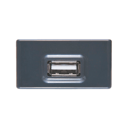 MÓDULO TOMADA USB BIVOLT 1.5A GRAFITE LIZ - 10186 - Comercial Leal