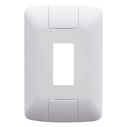 PLACA 4X2 1 POSTO VERTICAL BRANCO ARIA - 13565 - Comercial Leal