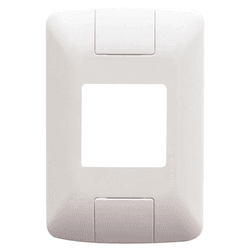 PLACA 4X2 2 POSTOS BRANCO ARIA - 13567 - Comercial Leal