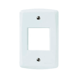 PLACA 4X2 COM 2 POSTOS JUNTOS - LINHA LUX 2 - 0418 - Comercial Leal