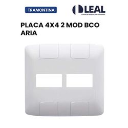 PLACA 4X4 2 POSTOS BRANCO ARIA - 13571 - Comercial Leal