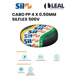 CABO PP 3 X 0.50MM SILFLEX 500V BOBINA - 13962 - Comercial Leal