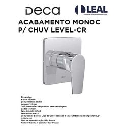 ACABAMENTO P/ REG CR C50 DECA - 12051 - Comercial Leal