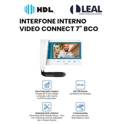 INTERFONE INTERNO VIDEO CONNECT 7 - 13528 - Comercial Leal
