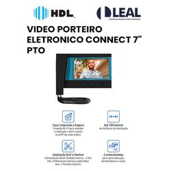 PORTEIRO ELETRÔNICO COM VIDEO CONNECT 7 - 13531 - Comercial Leal