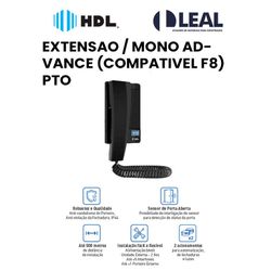 EXTENSAO / MONO ADVANCE (COMPATIVEL F8) PRETO - HD... - Comercial Leal