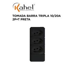 TOMADA BARRA 3(TRIPLA) 20A/250V 2P+T BRANCA INTER... - Comercial Leal