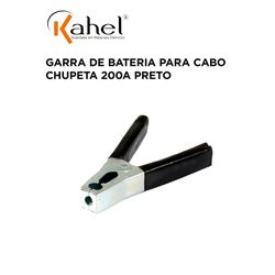 GARRA DE BATERIA PARA CABO DE CHUPETA 200A GR - PR... - Comercial Leal