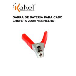 GARRA DE BATERIA PARA CABO DE CHUPETA 200A GR - PR... - Comercial Leal