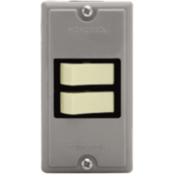 ESPELHO PVC COND CZ 2 TECLAS 4X2 HIDROSSOL - 04061 - Comercial Leal