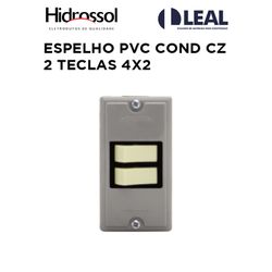 ESPELHO PVC COND CZ 2 TECLAS 4X2 HIDROSSOL - 04061 - Comercial Leal