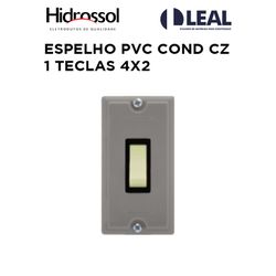 ESPELHO PVC COND CZ 1 TECLA 4X2 HIDROSSOL - 04062 - Comercial Leal