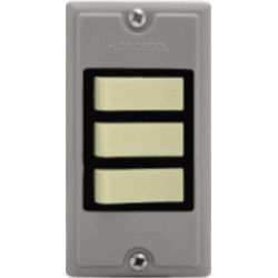 ESPELHO PVC COND CZ 3 TECLAS 4X2 HIDROSSOL - 04063 - Comercial Leal
