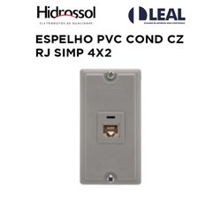 ESPELHO PVC COND CZ RJ SIMP 4X2 HIDROSSOL - 04065 - Comercial Leal